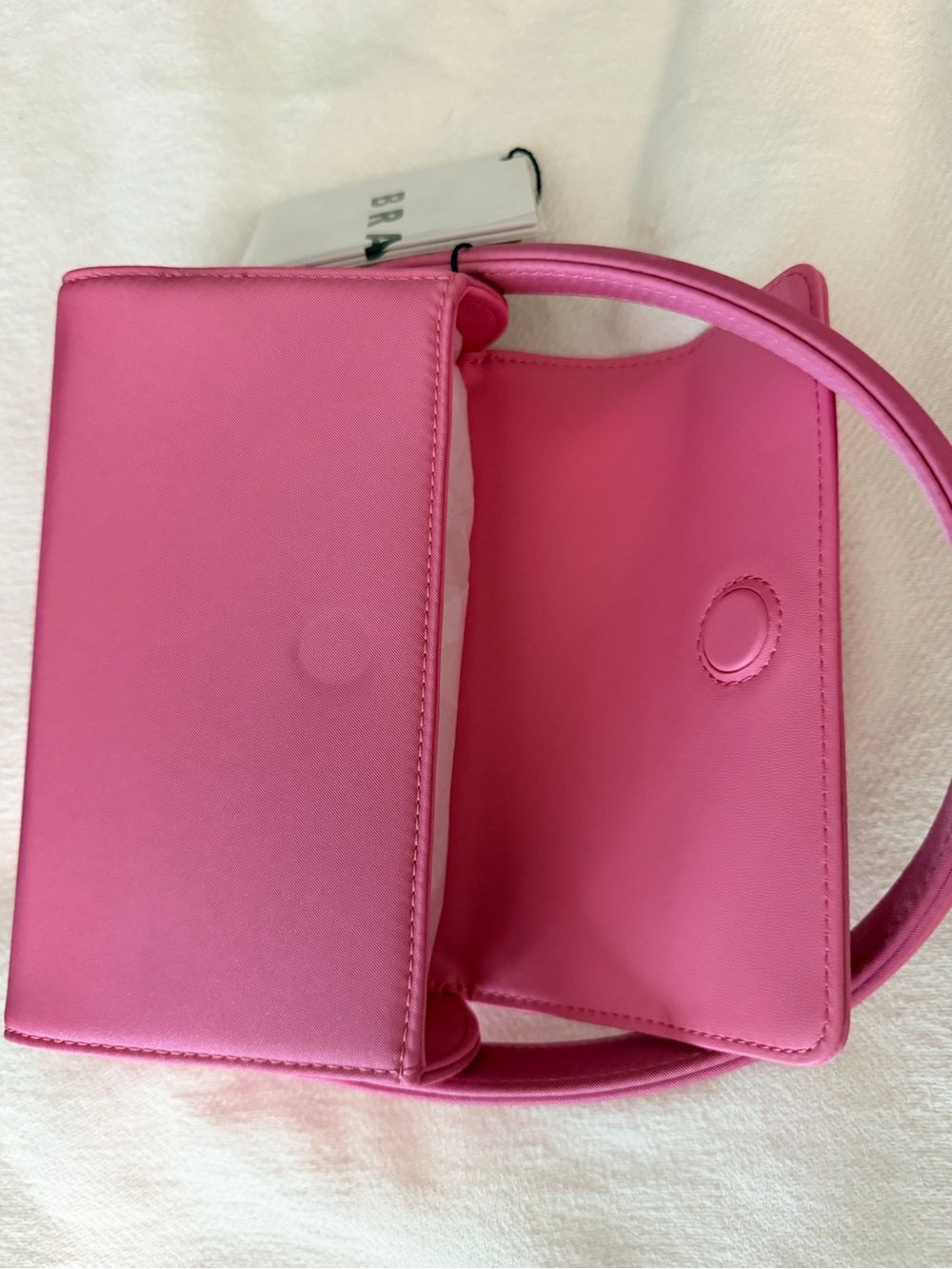 Brandon Blackwood Hot Pink Mini Top-Handle Bag - Picture 2 of 4